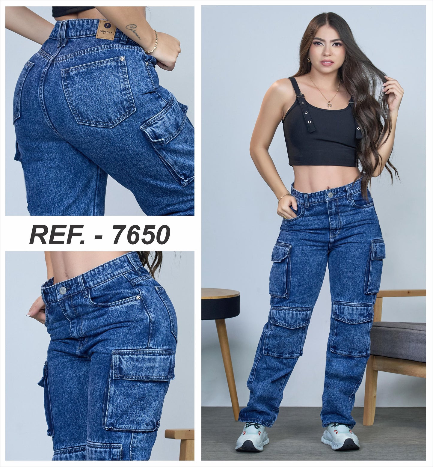 👖 Jean Cargo Dama - Tiro Alto | Estilo Urbano & Poder Femenino 💥
