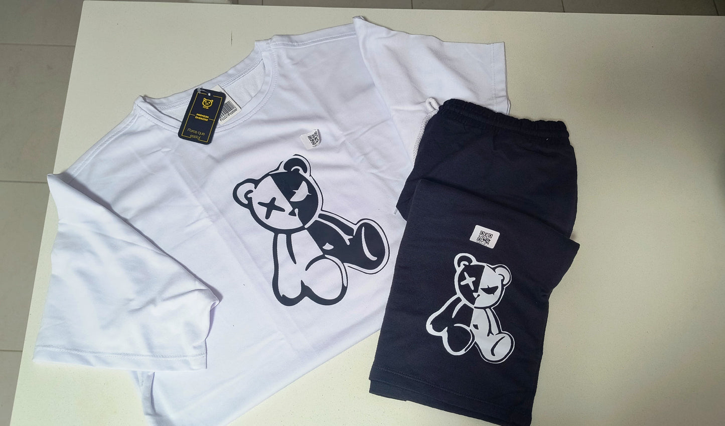 Oversize camisa y pantaloneta oso