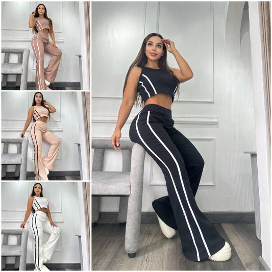 Conjunto Burda Rayas Dama