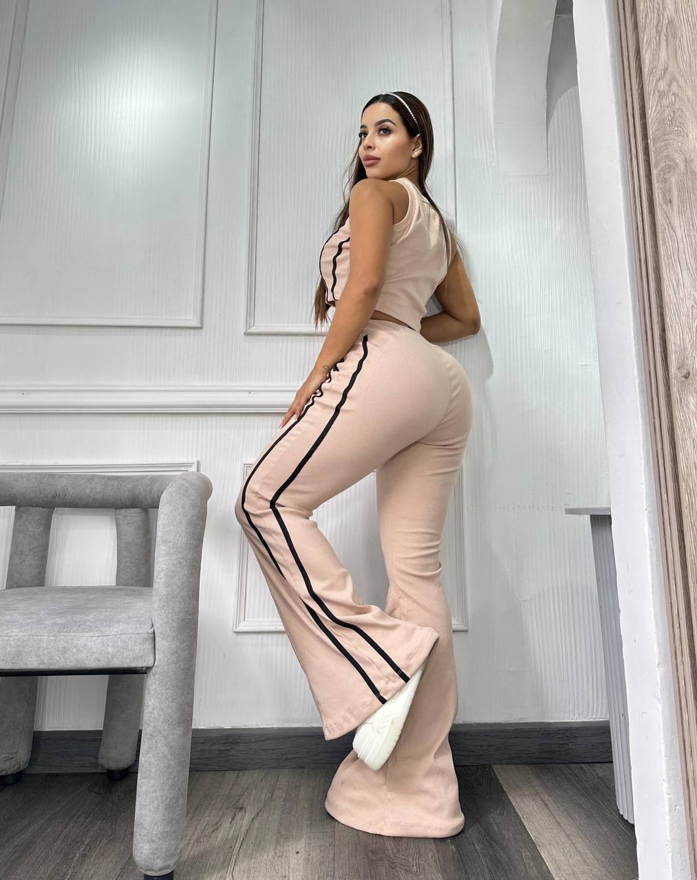 Conjunto Burda Rayas Dama