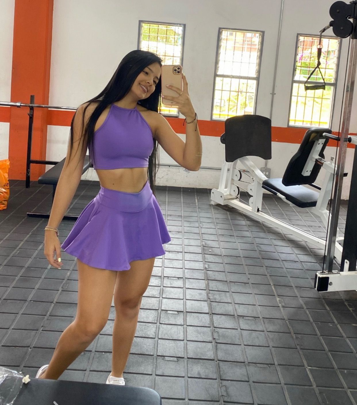 🔥 Conjunto Falda Top Cuello 🔥