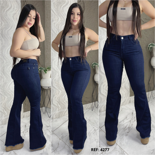 👖 Jean Bota Campana Mujer