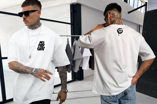 🔥 Camiseta Oversize NoPainNoGain– Estilo y Fuerza en tu Outfit 🔥