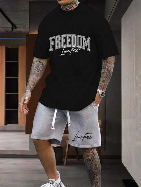 Oversize Camisa y pantaloneta Freedom