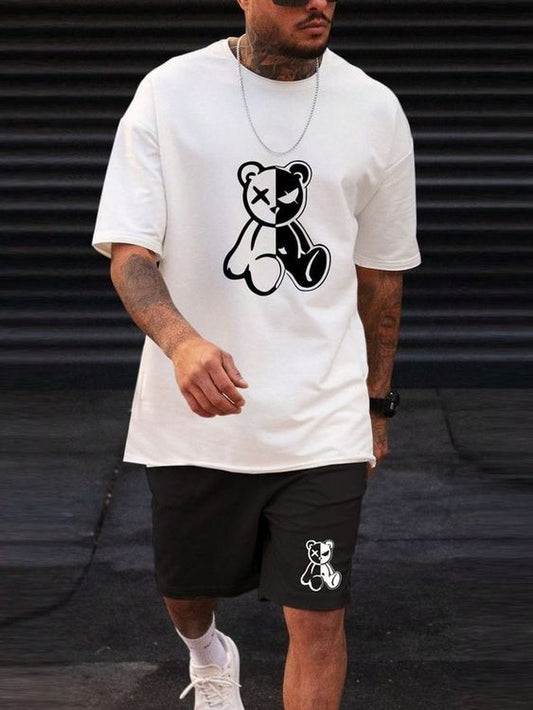 Oversize camisa y pantaloneta oso