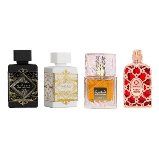 Honor glory - oud for glory - khamrah - orientica amber rouge