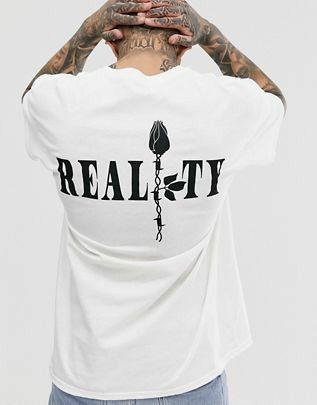Camiseta Oversize "REALITY" – Minimalismo con Significado